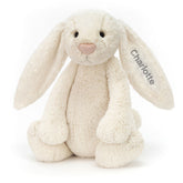 Personalized Bashful Cream Bunny Huge