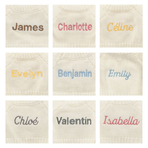 Blossom Silver Bunny 'Bloom' with Personalized Cream Jumper