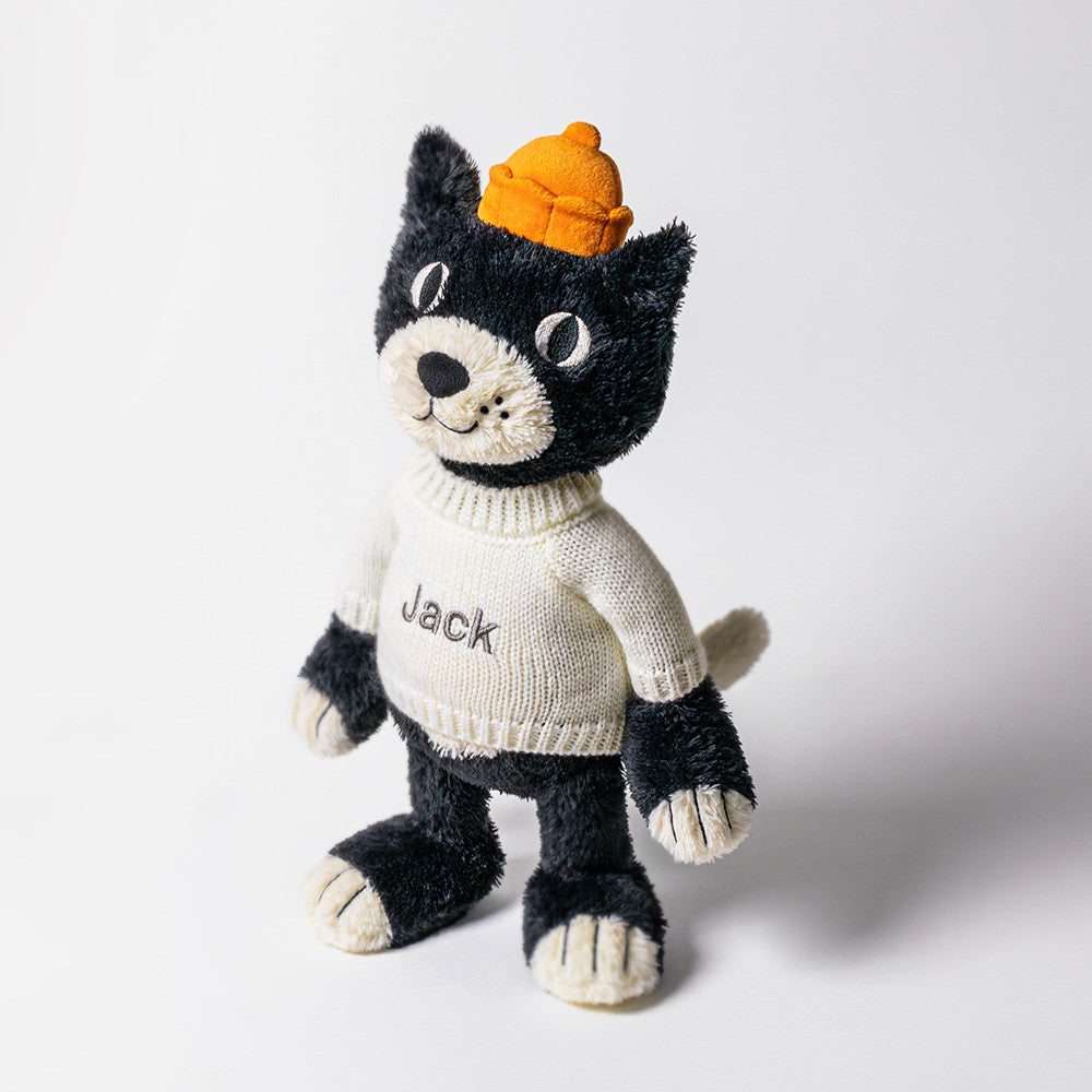 Jellycat Jack with Personalized Cream Jumper