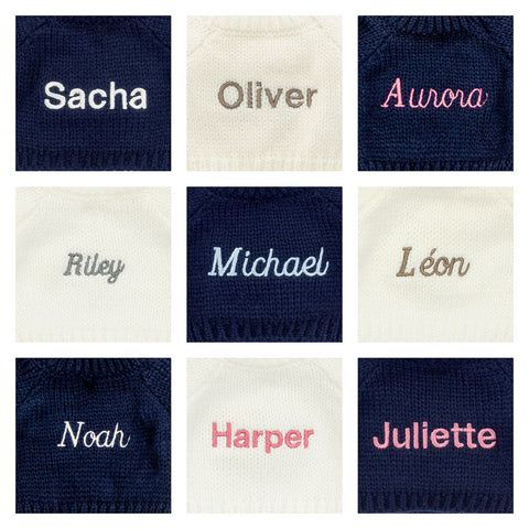Bashful Luxe Bunny Nimbus with Personalized Navy Jumper