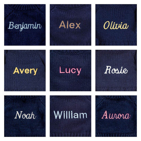 Bashful Luxe Bunny Rosa with Personalized Navy Jumper