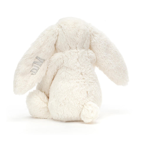 Personalized Bashful Cream Bunny Medium