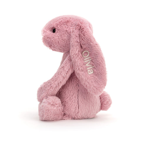 Personalized Bashful Tulip Pink Bunny Medium