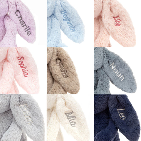 Personalized Bashful Luxe Bunny Luna Medium