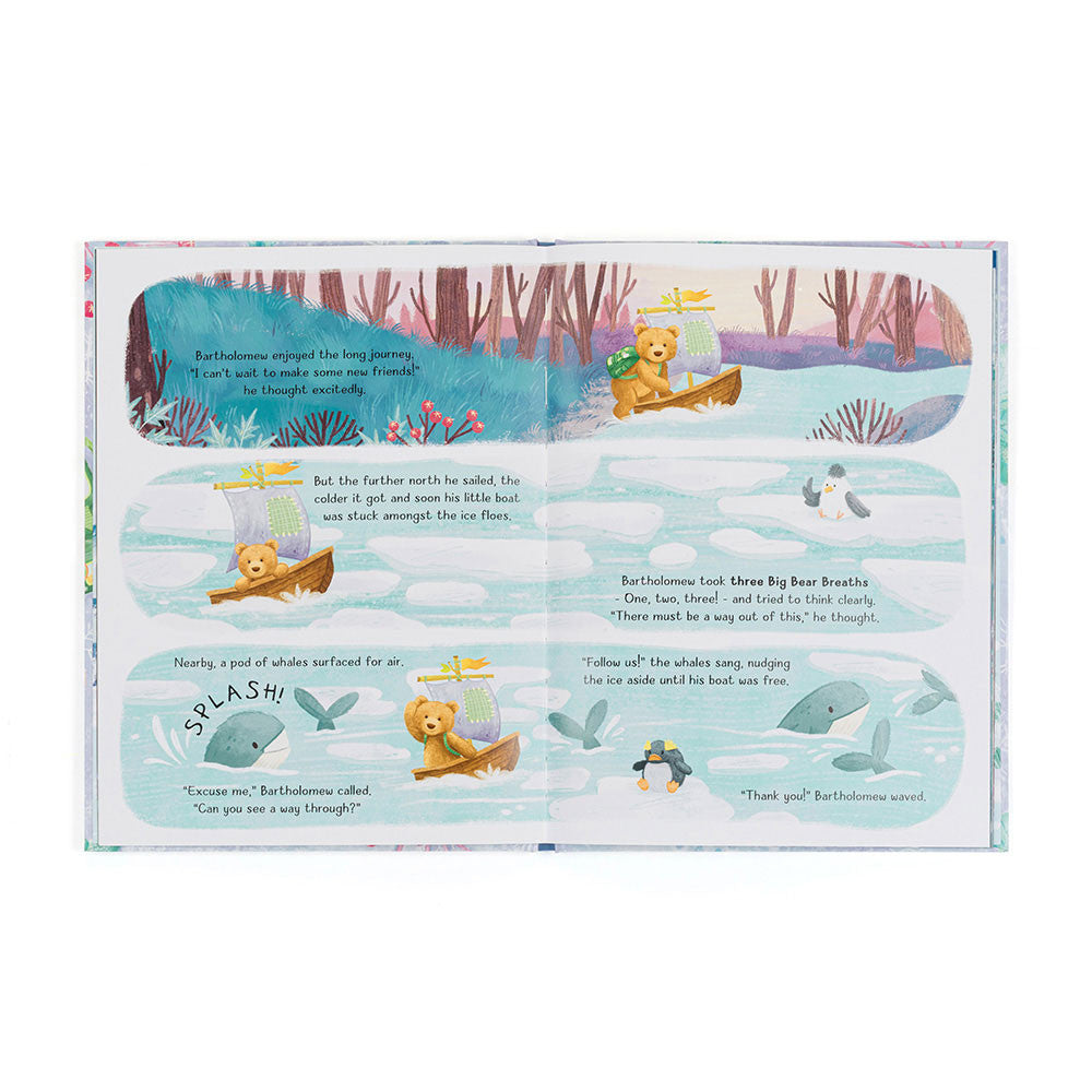 Bartholomew Bear and the Snow Giants Book and Bartholomew Bear Medium