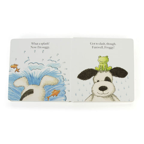 Puppy Makes Mischief Book & Bashful Puppy Medium