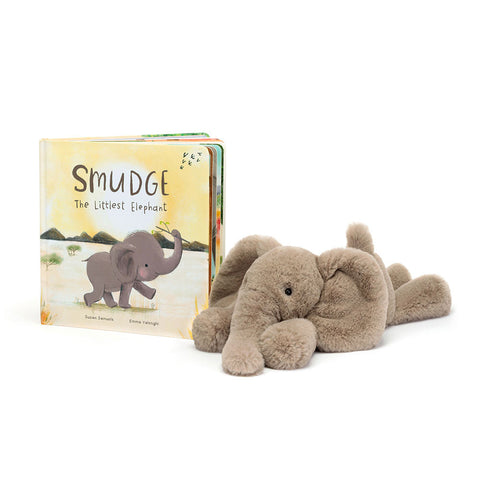 Smudge the Littlest Elephant Book & Smudge Elephant Medium